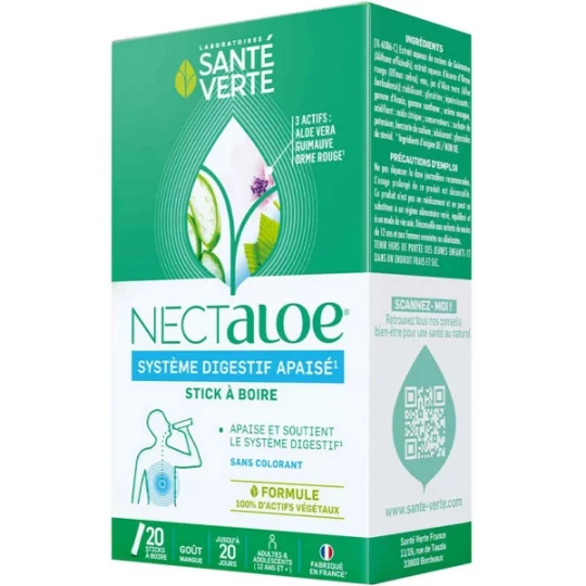 Santé Verte Nectaloe Sticks x 20