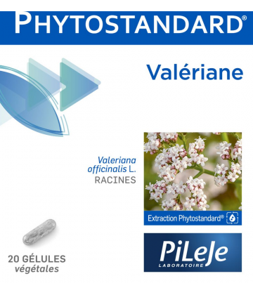 PiLeJe Phytostandard Valériane Gélules x 20