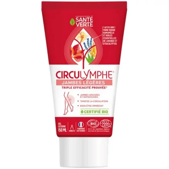 Santé Verte Circulymphe Gel Externe Bio 150 ml