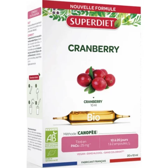 Superdiet Bio Cranberry Ampoules x 20