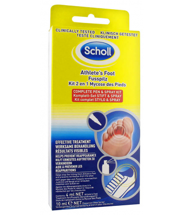 Scholl Kit 2 en 1 Mycose des Pieds