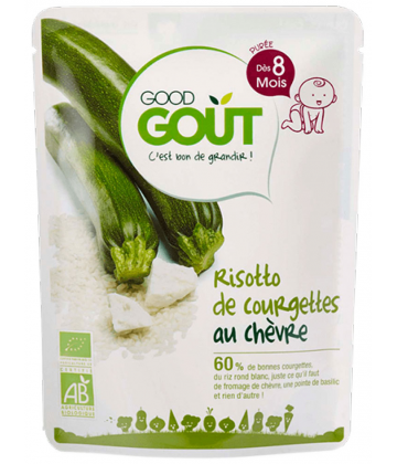 Good Goût Bio Risotto de Courgettes au Chèvre 220 g