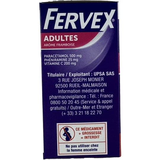 Fervex Adultes Framboise x 8 - image 2