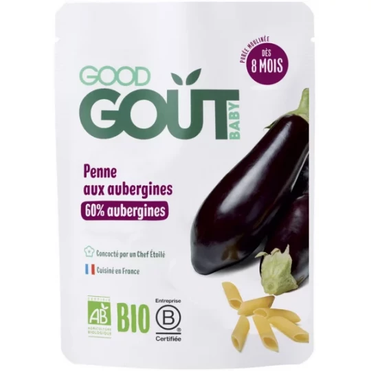 Good Goût Bio Penne aux Aubergine 190 g