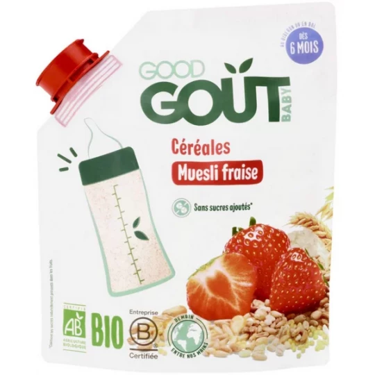 Good Goût Bio Muesli Fraise 200 g