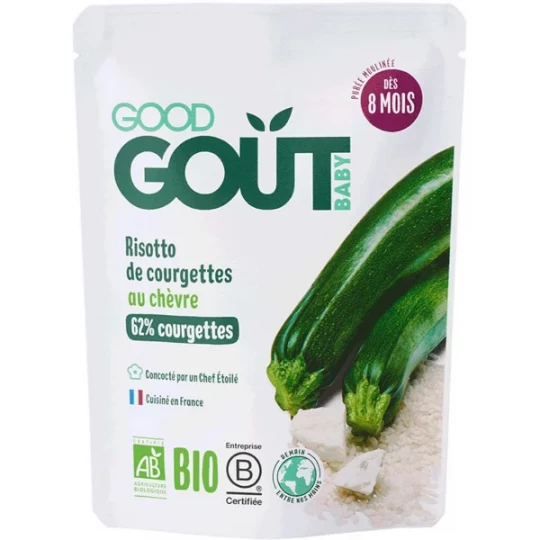 Good Goût Bio Risotto de Courgettes au Chèvre 190 g