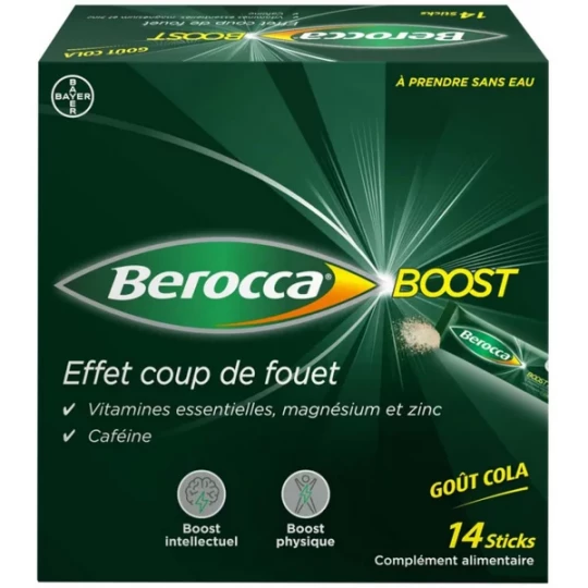 Berocca Boost Goût Cola Effet Coup de Couet Sticks x 14