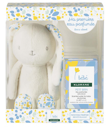 Klorane Bébé Coffret Ma Première Eau Parfumée 50 ml Lapin Blanc