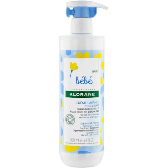Klorane Bébé Crème Lavante Nourrissante Cold Cream - image 2