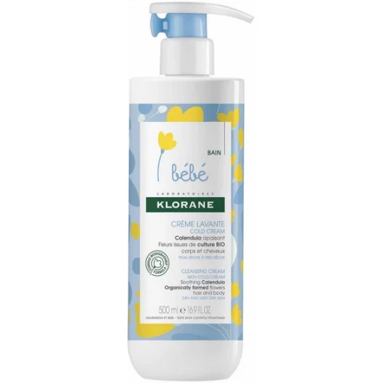 Klorane Bébé Crème Lavante Nourrissante Cold Cream - image 5