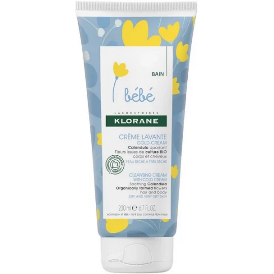 Klorane Bébé Crème Lavante Nourrissante Cold Cream - image 6