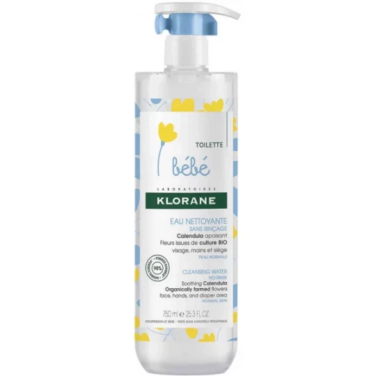 Klorane Bébé Eau Micellaire Nettoyante