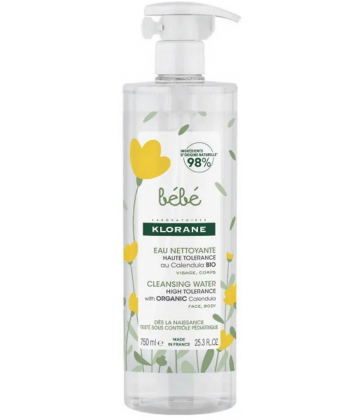 Klorane Bébé Eau Micellaire Nettoyante