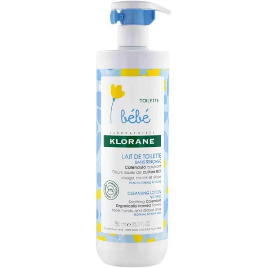 Klorane Bébé Lait de Toilette Protecteur sans rinçage - image 2