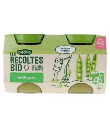 Blédina Les Récoltes Bio Petits Pots de Légumes 130 g x 2