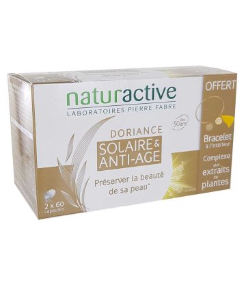 Doriance Solaire & Anti-Age 2 x 60 + 1 Bracelet OFFERT