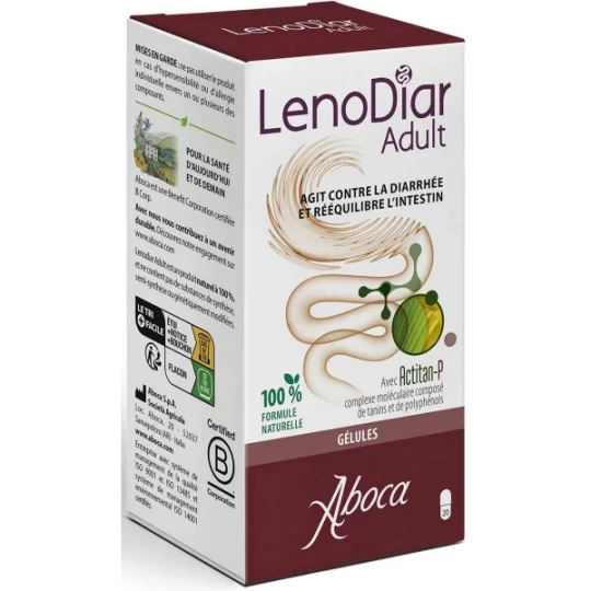 Aboca Lenodiar Adult Gélules x 20