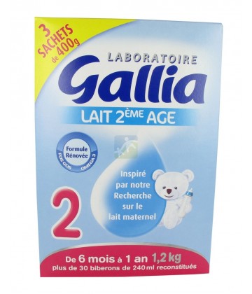 Gallia Lait 2ème âge 1,2 kg (NSFP)