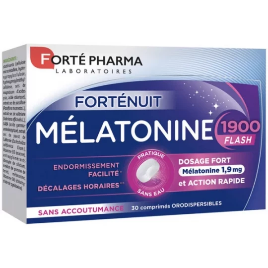 Forté Pharma Mélatonine 1900 Flash Comprimés Orodispersibles x 30