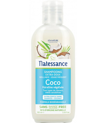 Natessance Shampooing Extra-Doux Coco 100 ml