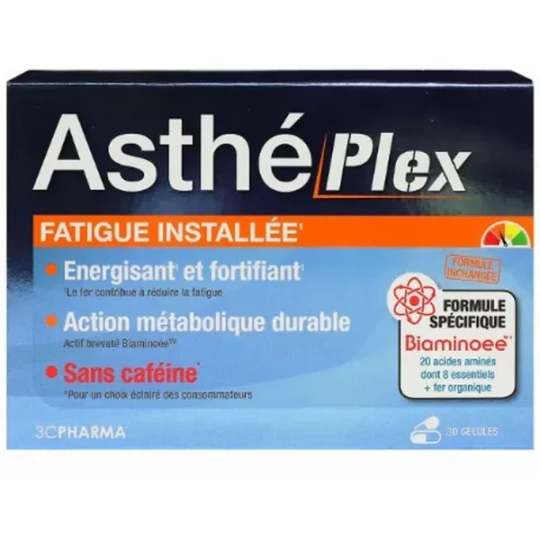 3C Pharma Asthéplex Fatigue Installée Gélules x 30