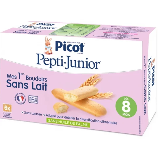 Picot Pepti-Junior Mes 1ers Boudoirs Sans Lait 6 x 4
