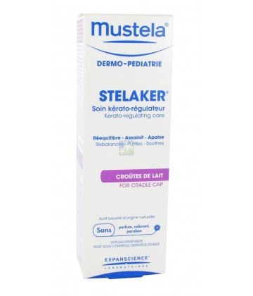 Mustela Stelaker Soin Kérato-régulateur Croûtes de Lait 40 ml NSFP