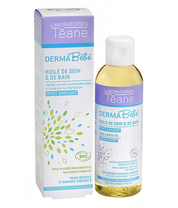 Téane DermaBébé Huile de Soin & de Bain 100 ml