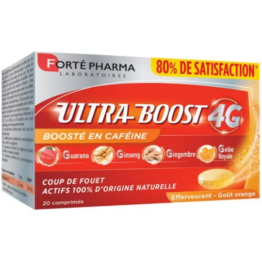 Forté Pharma Vitalité 4G Ultra Boost Comprimés Effervescents x 20