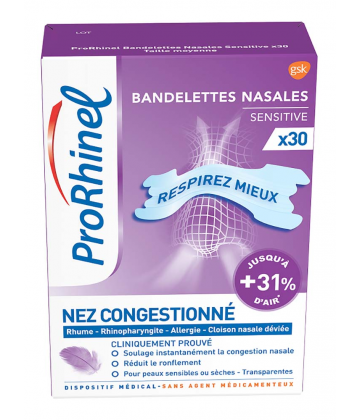 ProRhinel Bandelettes Nasales Transparentes