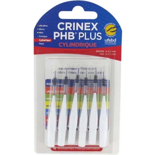 Crinex PHB Plus Brossettes Interproximales Cylindriques 1.3 x 6