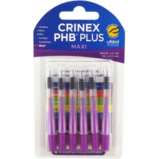 Crinex PHB Plus Brossettes Interproximales Maxi 2.2 x 6