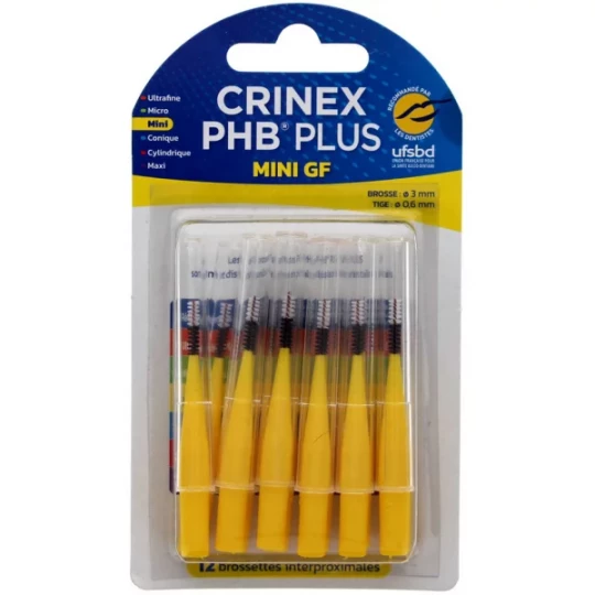 Crinex PHB Plus Brossettes Interdentaires Mini GF 1.1 x 12