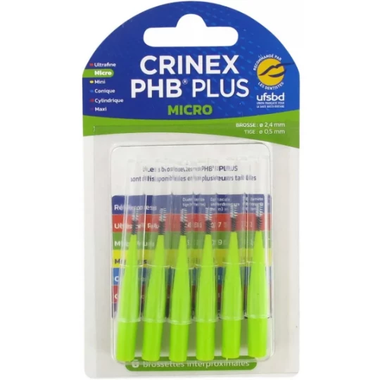 Crinex PHB Plus Brossettes Interproximales Micro Plus GF 0.9