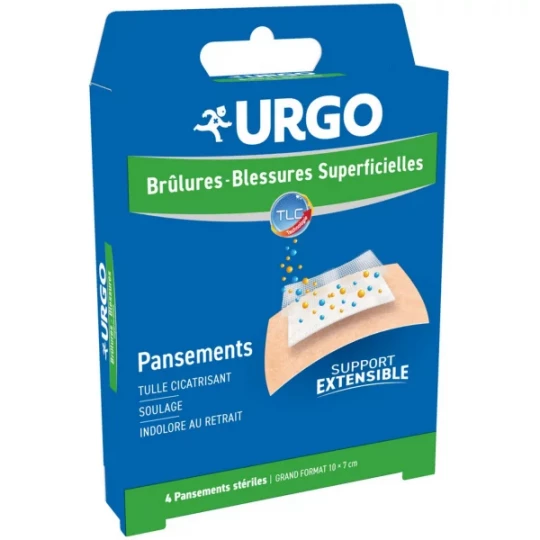 Urgo Brûlures - Blessures Superficielles Pansements Stériles