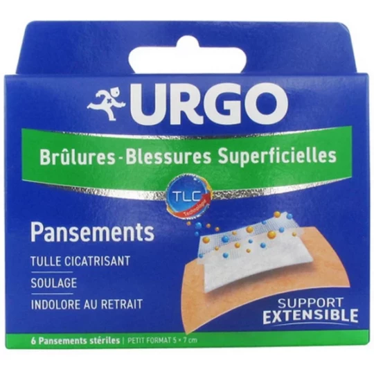 Urgo Brûlures - Blessures Superficielles Pansements Stériles - image 2