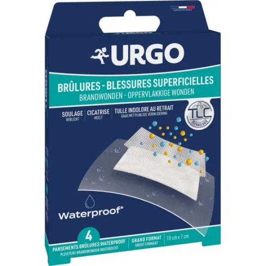 Urgo Brûlures - Blessures Superficielles Pansements Waterproof