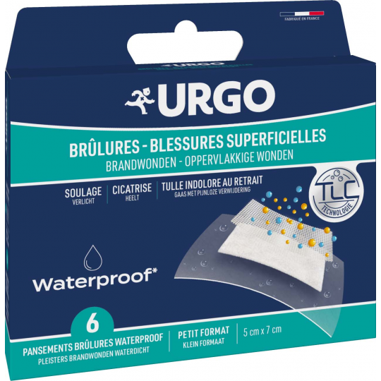 Urgo Brûlures - Blessures Superficielles Pansements Waterproof