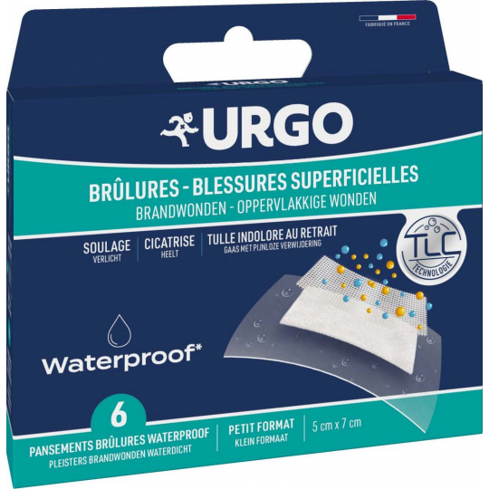 Urgo Brûlures - Blessures Superficielles Pansements Waterproof