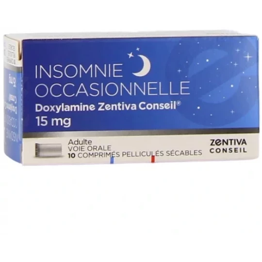 Doxylamine Zentiva 15 mg Comprimés x 10
