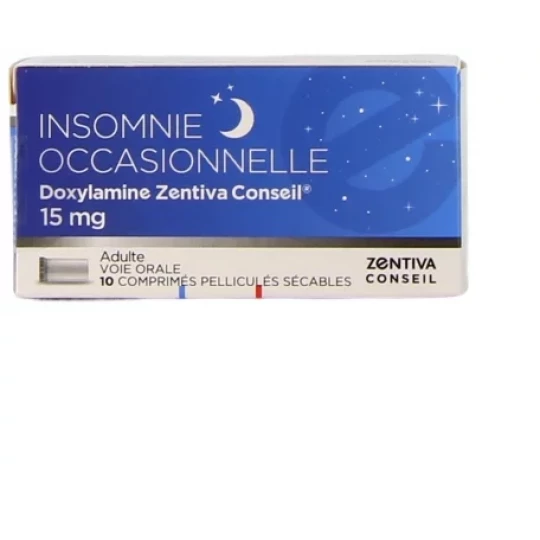 Doxylamine Zentiva 15 mg Comprimés x 10 - image 2