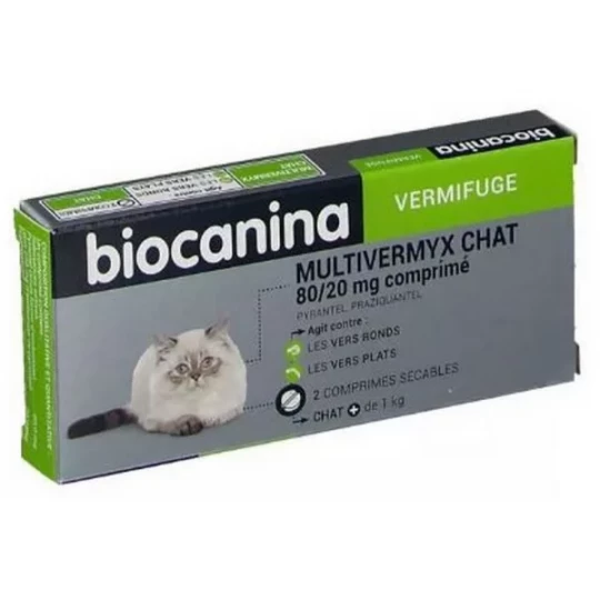 Biocanina Multivermyx Vermifuge Chat x 2