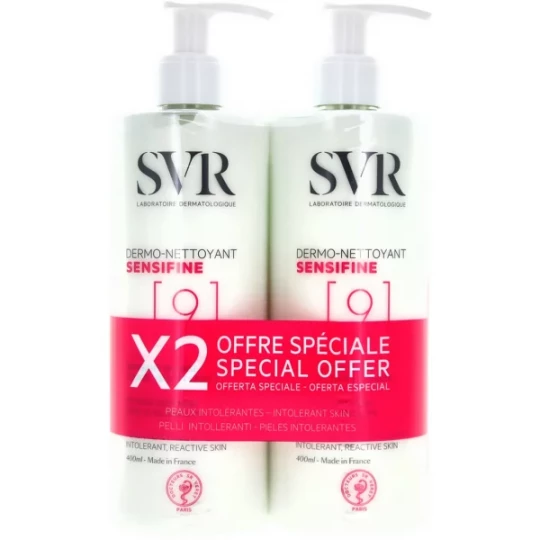 SVR Sensifine Dermo-Nettoyant 2 x 400 ml