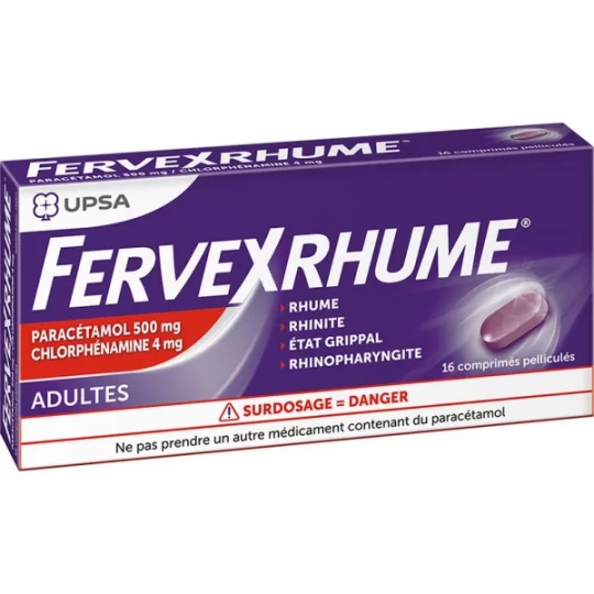 Fervex Rhume Comprimés Pelliculés x 16