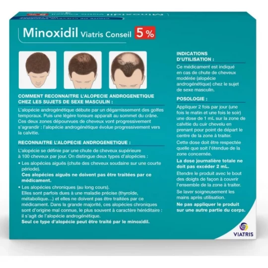 Minoxidil Mylan Viatris 5% 3 x 60 ml - image 4
