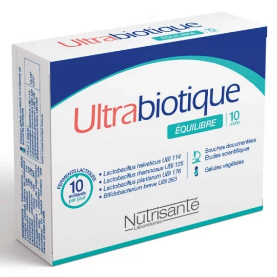Nutrisanté UltraBiotique Équilibre Gélules x 10