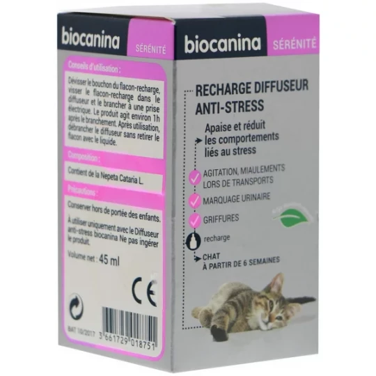 Biocanina Sérénité Recharge pour Diffuseur 45 ml