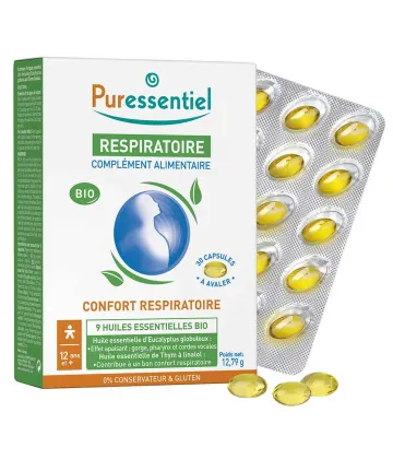 Puressentiel Respiratoire Complément Alimentaire BIO Capsules x 30