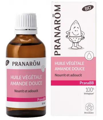 Pranarôm PranaBB Huile Végétale Amande Douce Bio 50 ml