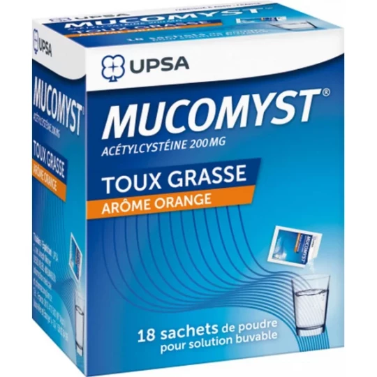 Mucomyst 200 mg x 18